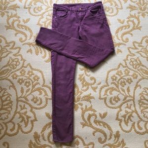 Maroon jeans